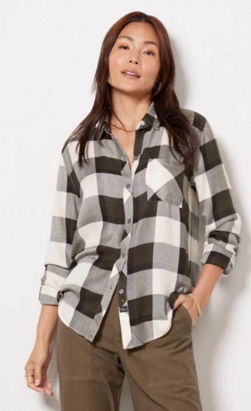 Rails Hunter Plaid shirt in Rosemary Onyx S